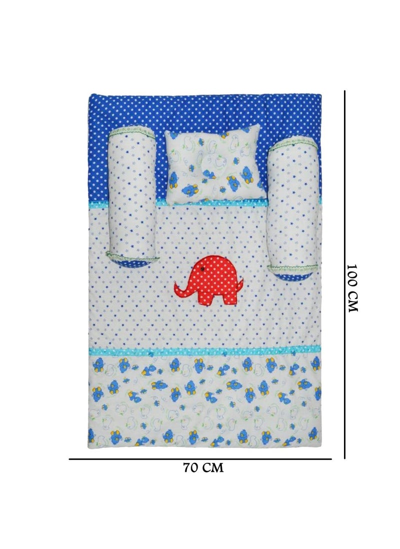 Creative Textiles Soft Cotton Bedding Set for Baby Boys and Baby Girls MulticolorSoft Cotton Material NestUltra Soft Cusioned