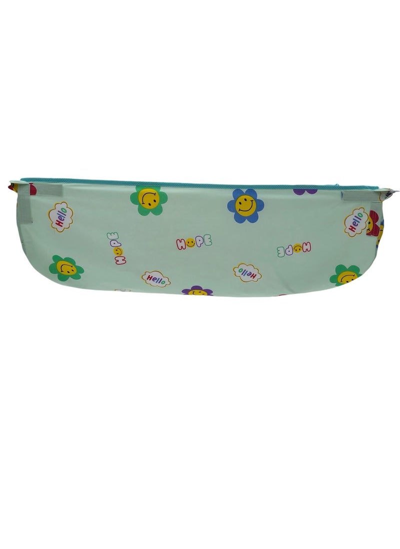 MYSACART Heavy Duty New Born Baby Cradle HammockKhoyuPalanaJhulaGhodiyuJoli with Soft Cotton Cloth Made of Mosquito Net Pack of 1