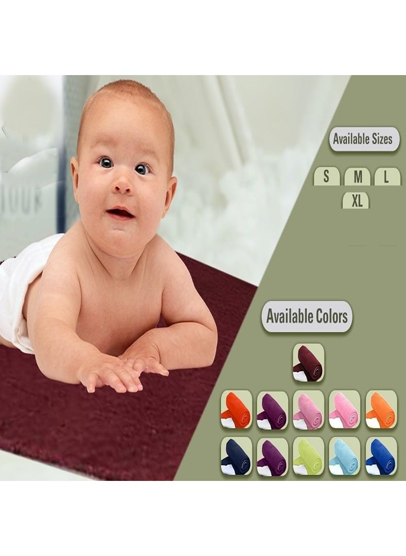 IVAZA Waterproof Quick Dry Sheet for Baby Bed Pad AntiPiling Fleece Extra Absorbent Washable Matress Protector Baby Bed Protector Sheet for Toddler Children Large 140cm X 100cm