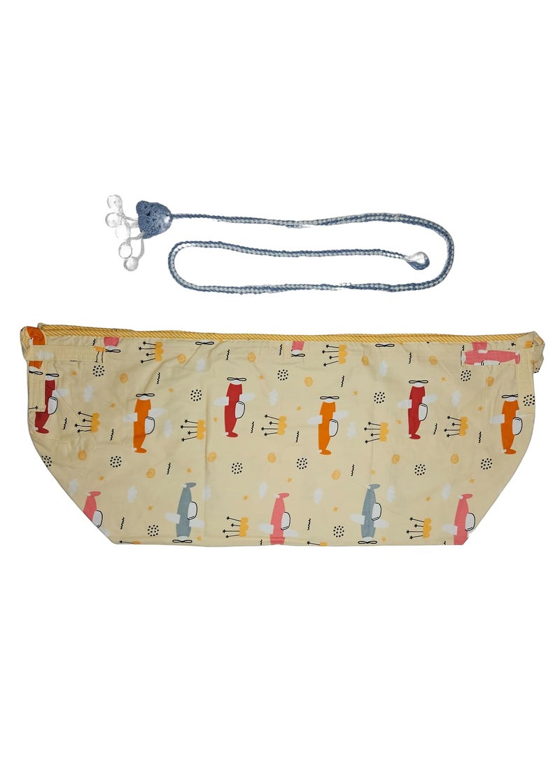 MYSACART Heavy Duty New Born Baby Cradle HammockKhoyuPalanaJhulaGhodiyuJoli with Soft Cotton Cloth Made of Mosquito Net Pack of 1