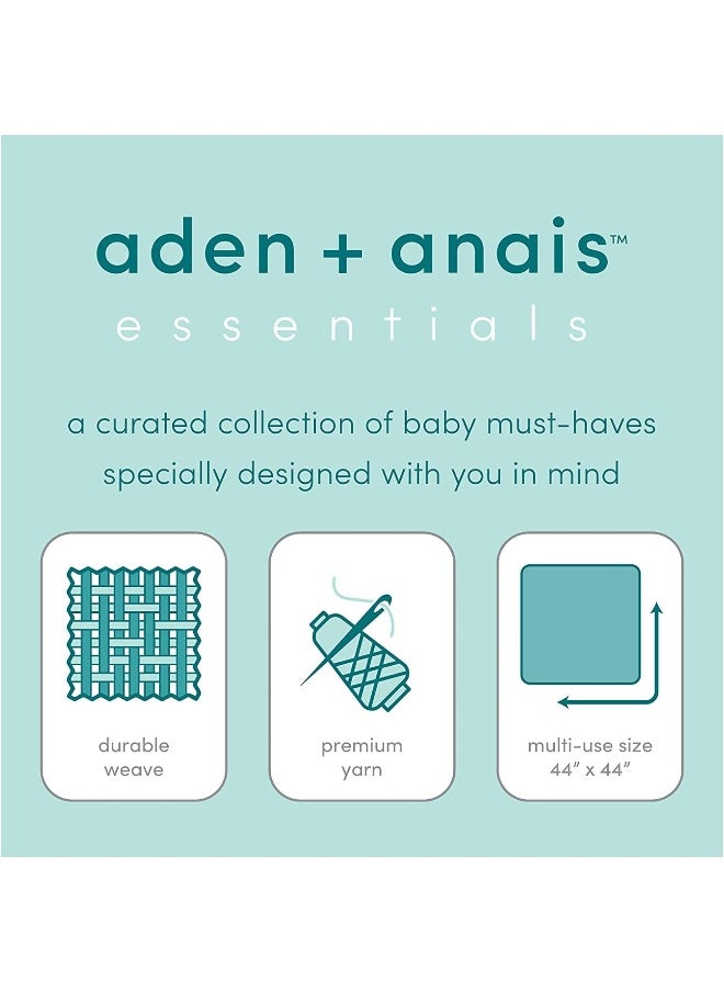 Aden + Anais™ essentials cotton muslin 4 pack swaddle blanket time to dream