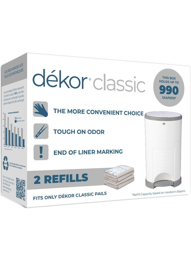 Dekor Classic Diaper Pail Refills