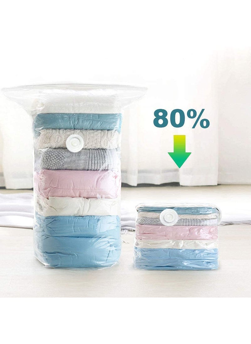 heet Quit Storage Vaccum Bag Without Pump and Travel Vaccum bagPlastic50 X 60 cm Clear Set of 4