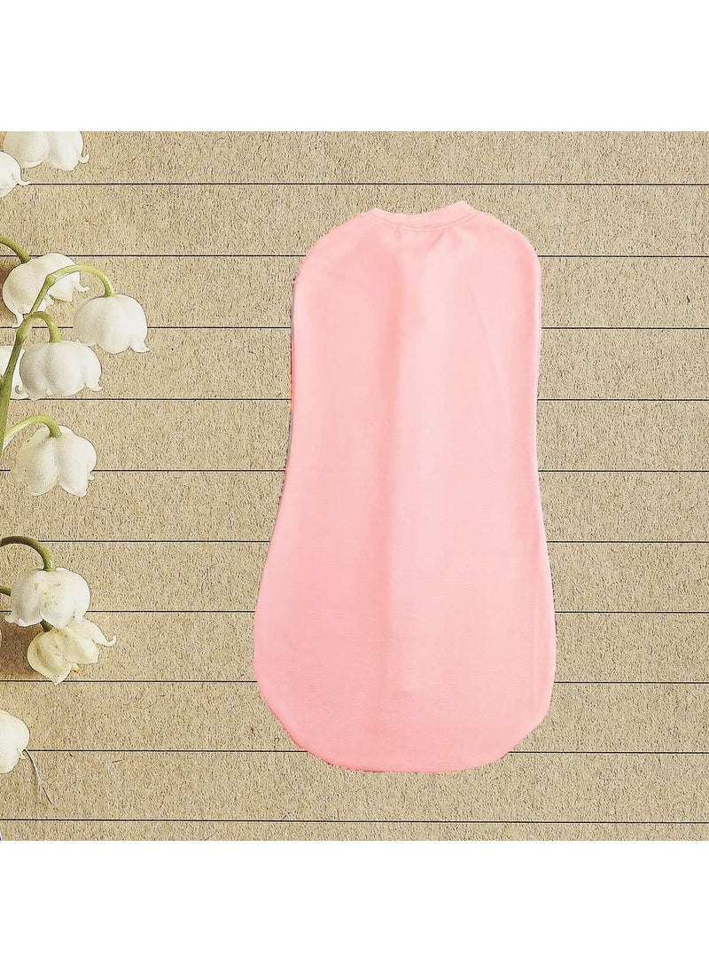 MammaChamp PODSwaddleSleeping BagSack for NewbornBaby 06 Months PinkWhite
