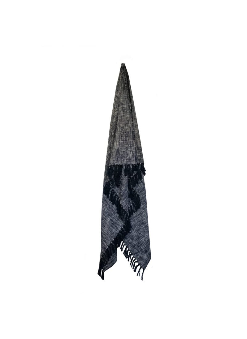 Hugs N Rugs Cotton Beach Throw Blanket Cotton Throws Sofa Throw with Tassels 50x60 Inches