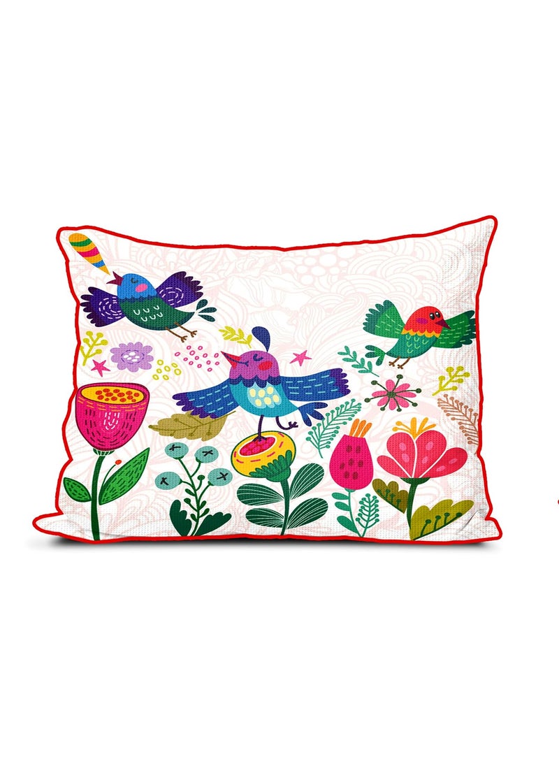 DREAMVIO Polyester Blend Printed Decorative ThrowPillow Cushion Covers for Living Room Set of 2 18X27 Inch Style110 Multicolor