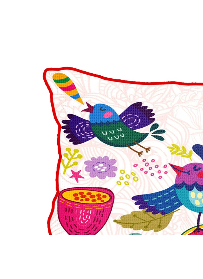 DREAMVIO Polyester Blend Printed Decorative ThrowPillow Cushion Covers for Living Room Set of 2 18X27 Inch Style110 Multicolor