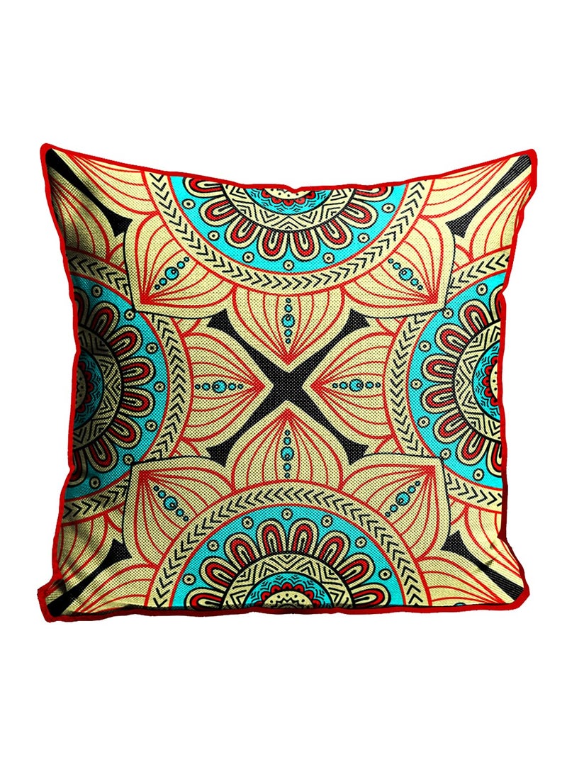 DREAMVIO Jute Exclusive Decorative ThrowPillow Covers Cushion Covers for Living Room Bed Room SofaChairs PackSet of 5 Multicolour Size 16 x 16 Inches