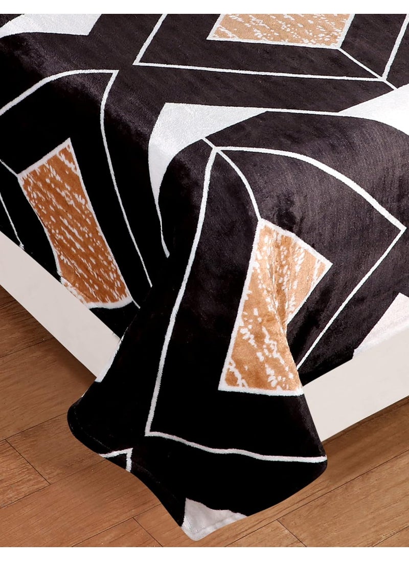 RD TREND Soft Flaneel Throw Blanket for Sofa Bed Couch Multicolor 150 x 236 cm Lightweight Coffee
