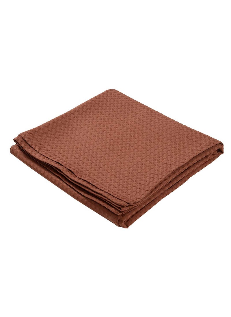 Saral Home 100 Cotton Waffle Design Throw140x160 cm
