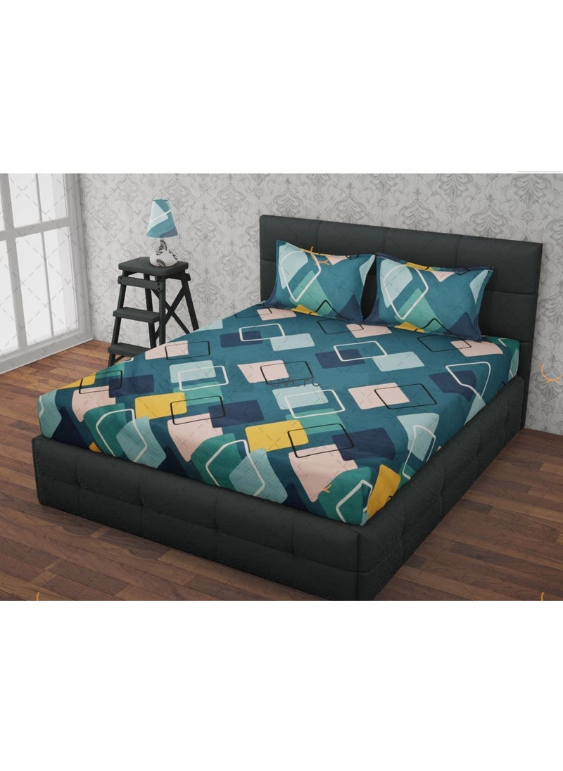 COZY FURNISH Super Soft Brushed Microfiber Cotton Double Bedsheet with 2 Pillow Covers90X100Inches Bedsheet with 17X27inches Pillow CoversBedsheet with Pillow Covers