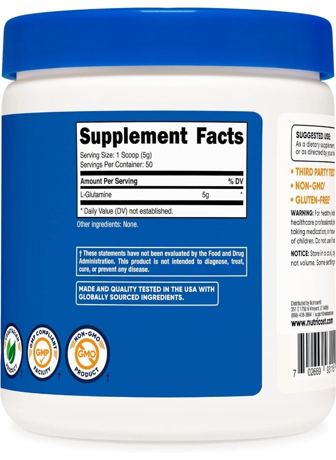 L-Glutamine Powder 250 Grams