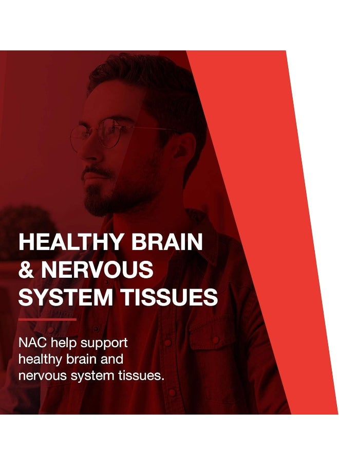, Nac N-Acetyl-Cysteine, 600 Mg, 100 Veg Capsules