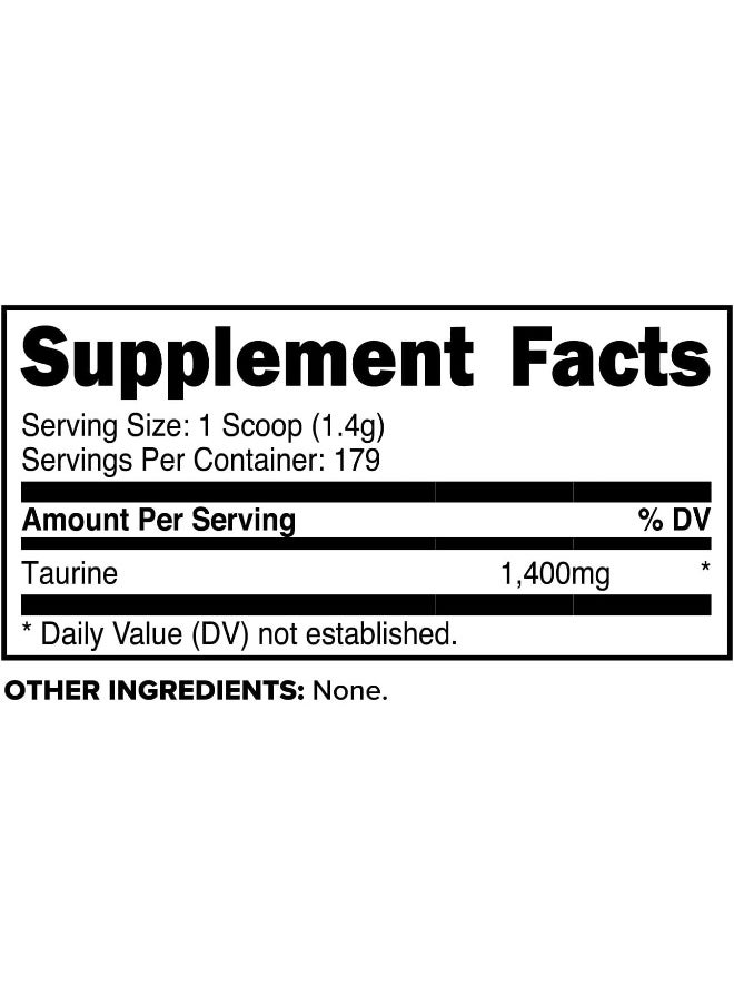 Prima Force Taurine Diet Supplement, 250 Gram