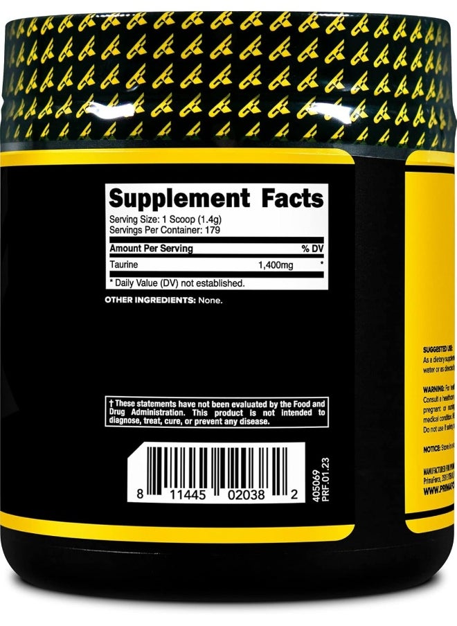 Prima Force Taurine Diet Supplement, 250 Gram