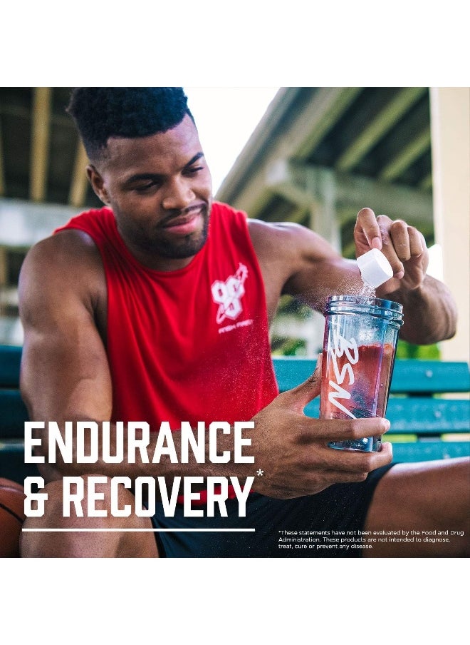 BSN AMINOx® Amino Energy Powder for Endurance And Recovery, Effervescent Instantized Amino Acids, Dietary Supplement - Grape, 435 Grams, 30 Servings