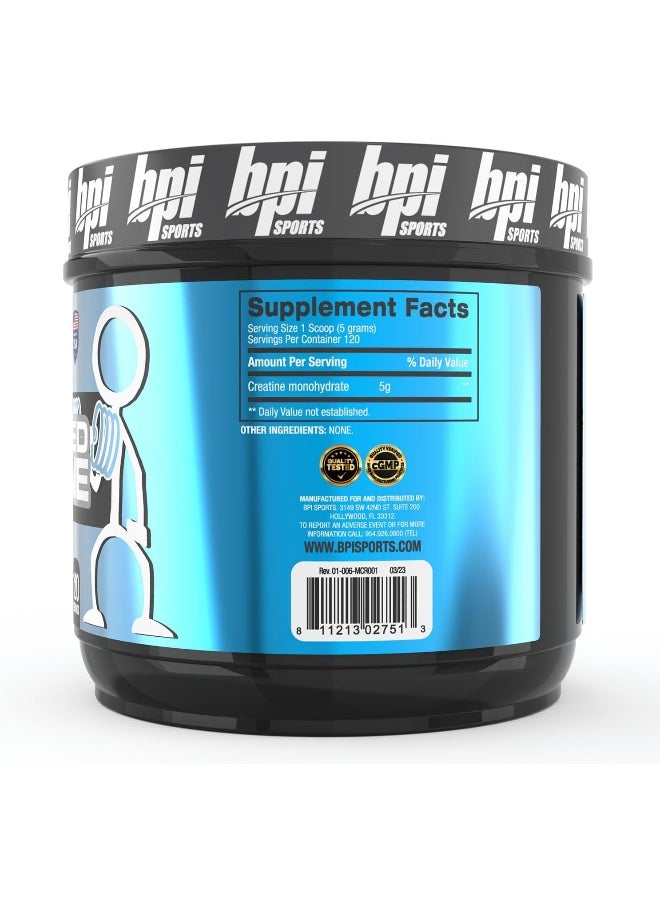 Micronized Creatine - Increase Strength - Reduce Fatigue - Lean Muscle Building - 100% Pure Creatine - Better Absorption - Supports Muscle Growth - Unflavored - 120 Servings - 21.16 Ounce