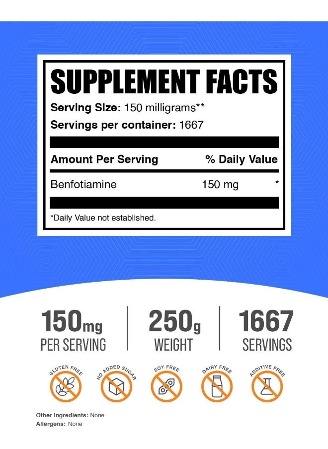 .Com Benfotiamine Powder - 250 Grams