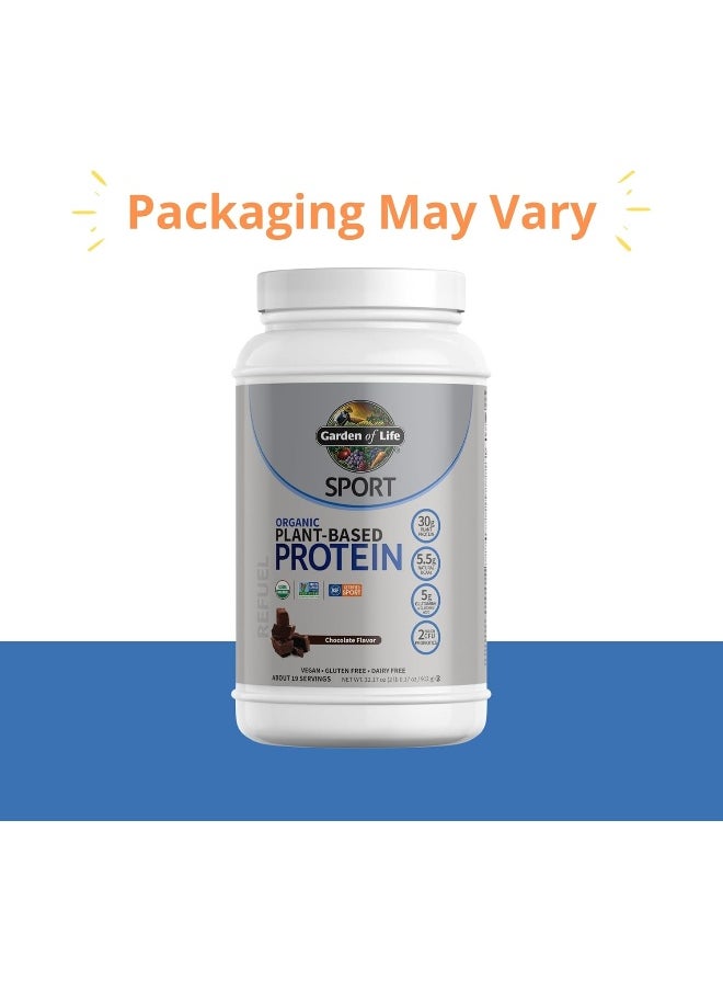 - Sport Organic Plant-Based Protein Chocolate 29.6 Oz.