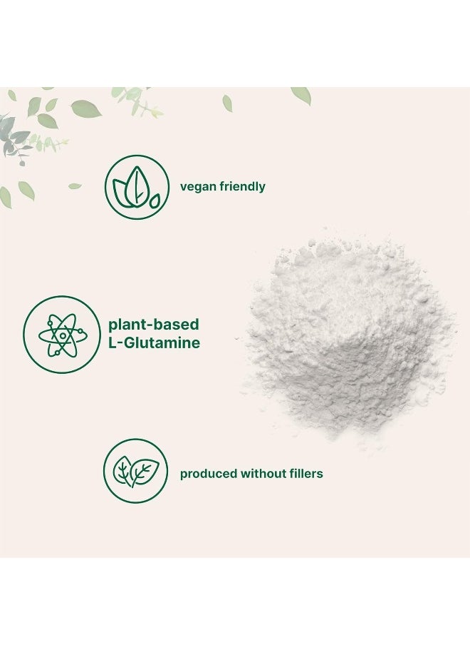 Natural Amino Pure L-Glutamine Powder - Promote Muscle Mass & Recovery (1 Kg / 2.2 Lb) Vegan