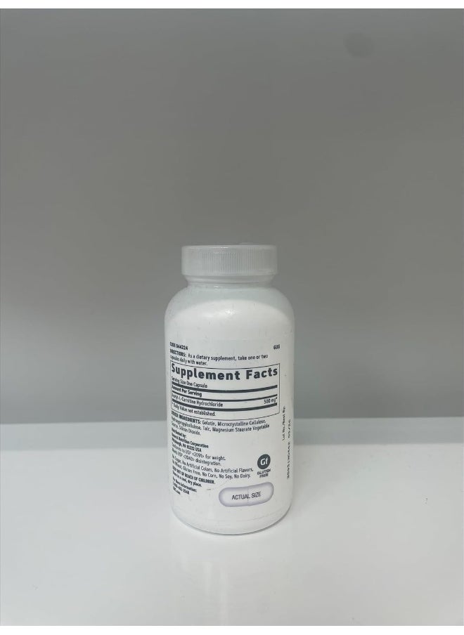 Acetyl-L-Carnitine 500Mg | Supports Positive Mood Balance | 60 Count