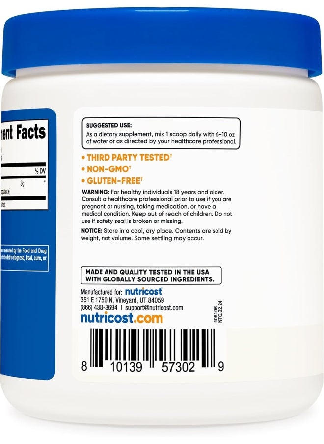 Cellusyn Arginine Akg Powder 300 Grammes (Aakg) - 3G Per Serving & 100 Servings - Pure Arginine Alpha Ketoglutarate