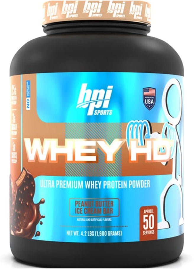 bpi Sports Whey HD 4.1 Lb Peanut Butter Ice Cream Bar