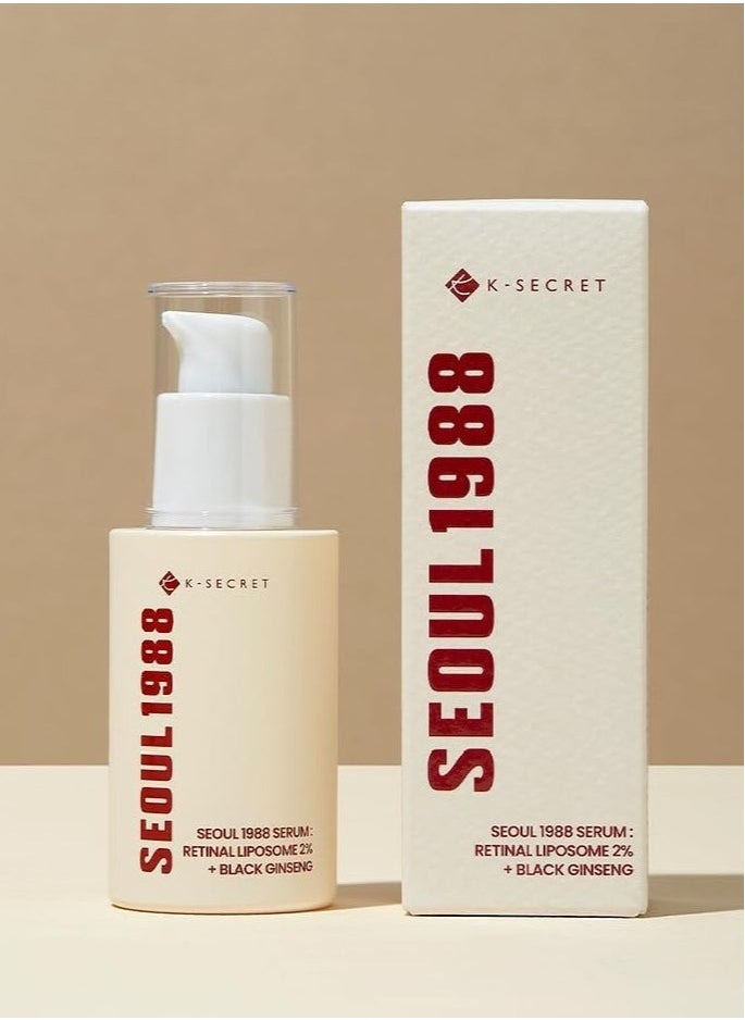 SEOUL 1988 Serum : Retinal Liposome 2% + Black Ginseng, 30ml