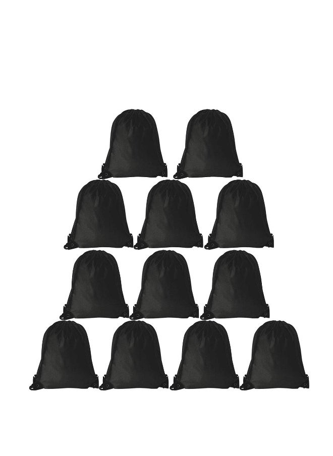 24 Pack Drawstring Bags, Cinch Bags for Gym, Beach, Hiking, and Kids' Parties, Fashionable Drawstring Backpack for Various Activities