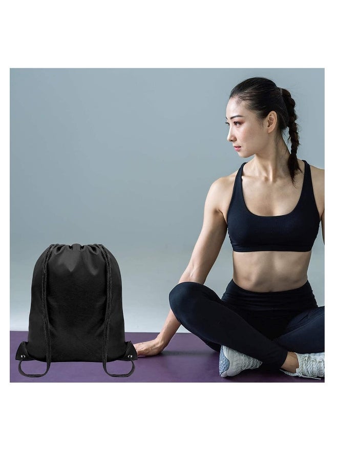 24 Pack Drawstring Bags, Cinch Bags for Gym, Beach, Hiking, and Kids' Parties, Fashionable Drawstring Backpack for Various Activities
