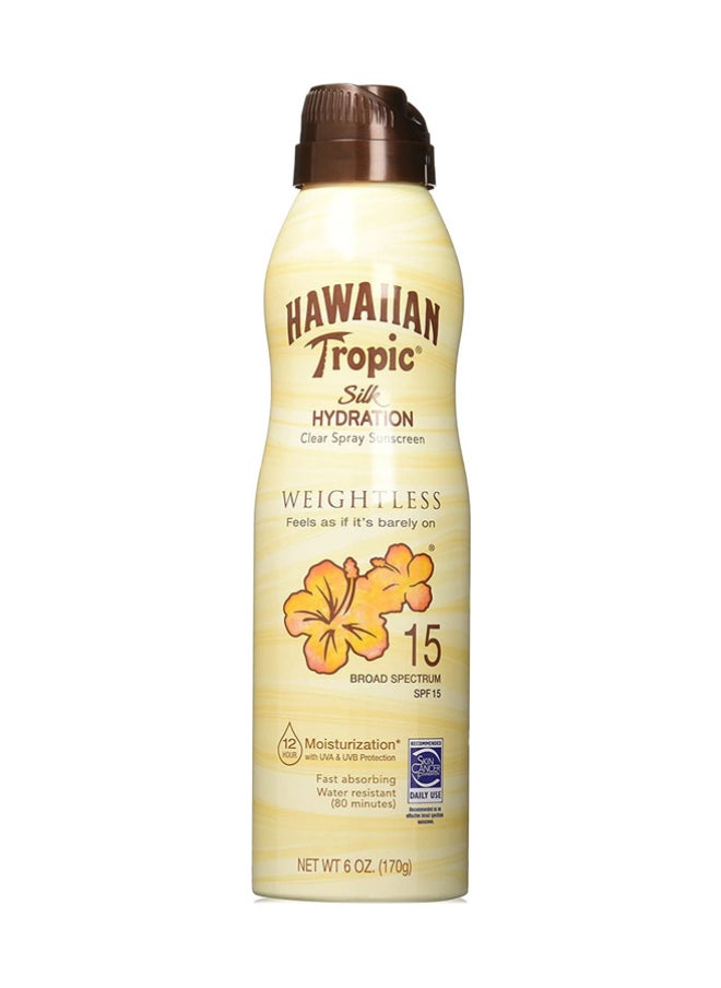Silk Hydration Weightless Continous Spray Sunscreen SPF 15 170g