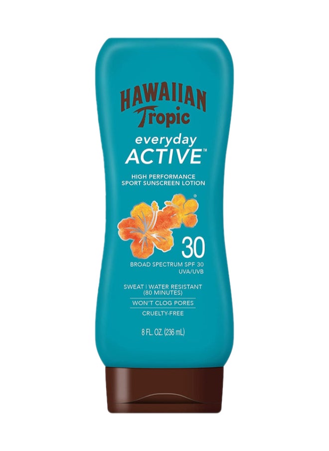 High Perfomance Sports Sunscreen Lotion Everyday Active - Cruetly free SPF 30 236ml