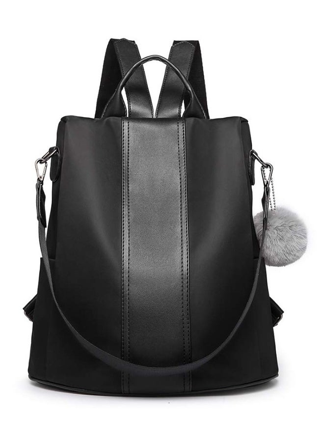 Women Backpack, Leisure Ladies Rucksack, Water-Resistant Nylon School Bags Anti-Theft Daypack Shoulder Bag, Elegant Modern For Work Shopping Travel (black)