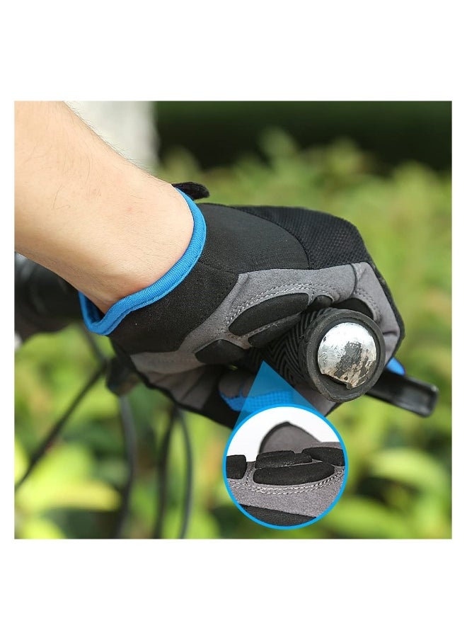 Winter Thermal Full Finger Cycling Gloves Touchscreen for Men Women Ideal for Biking Camping Running