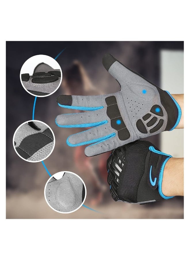 Winter Thermal Full Finger Cycling Gloves Touchscreen for Men Women Ideal for Biking Camping Running