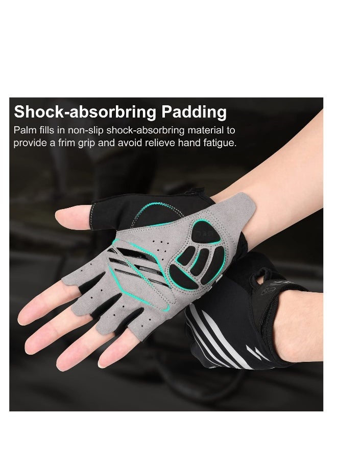 Cycling Gloves, Bike Gloves for Men/Women, with 5MM Gel Pad Anti Slip Bicycle Gloves Road Bike Gloves for MTB Cycling Motorcycle Gym Training Outdoor