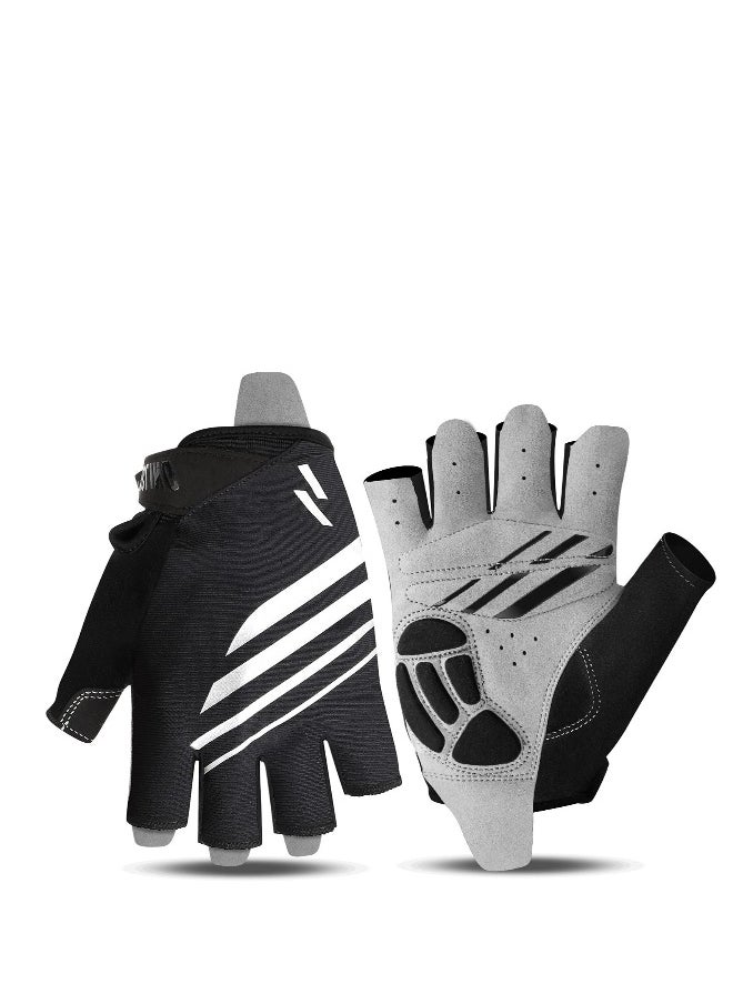 Cycling Gloves, Bike Gloves for Men/Women, with 5MM Gel Pad Anti Slip Bicycle Gloves Road Bike Gloves for MTB Cycling Motorcycle Gym Training Outdoor