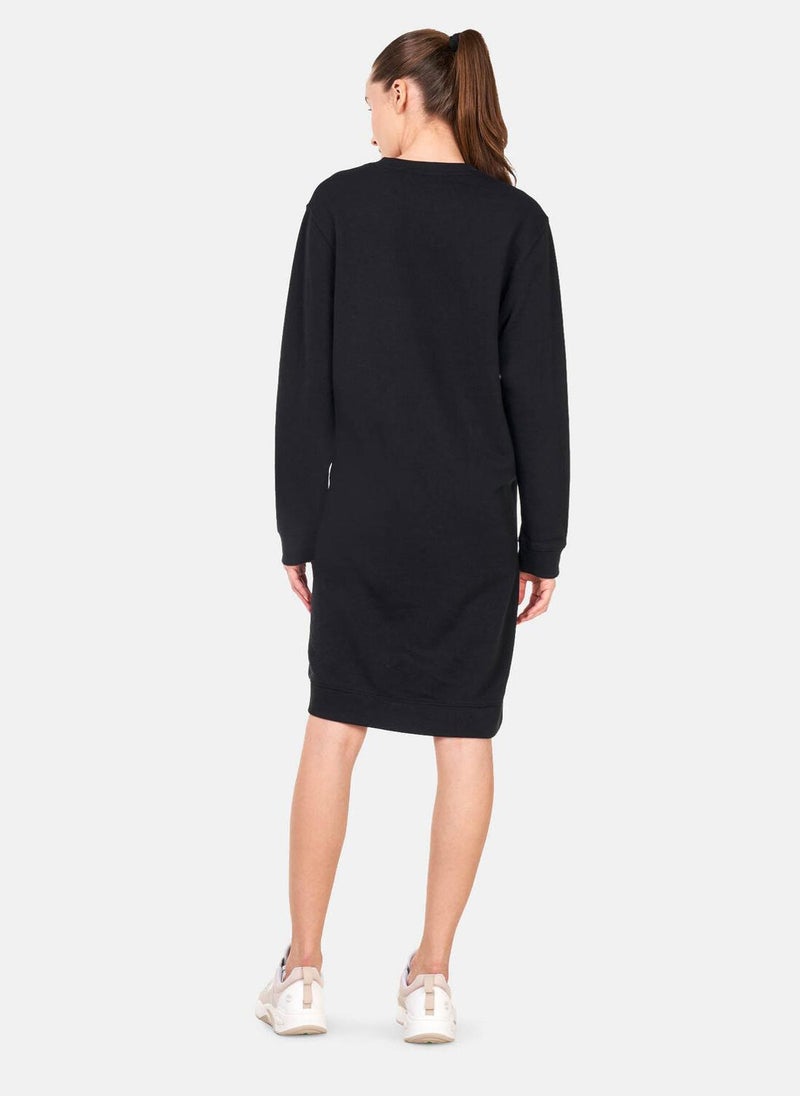 Women's Check-Logo Crewneck Dress