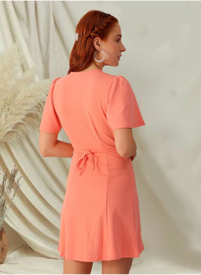 Women A-Line Casual Textured Shift Dress
