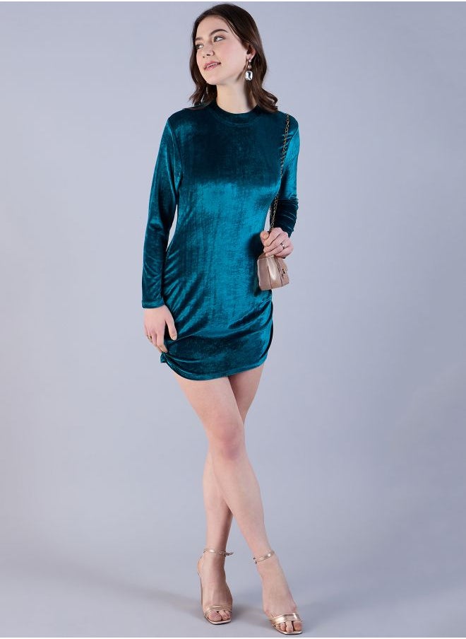 Women Fitted Party Wear Solid Bodycon Dress