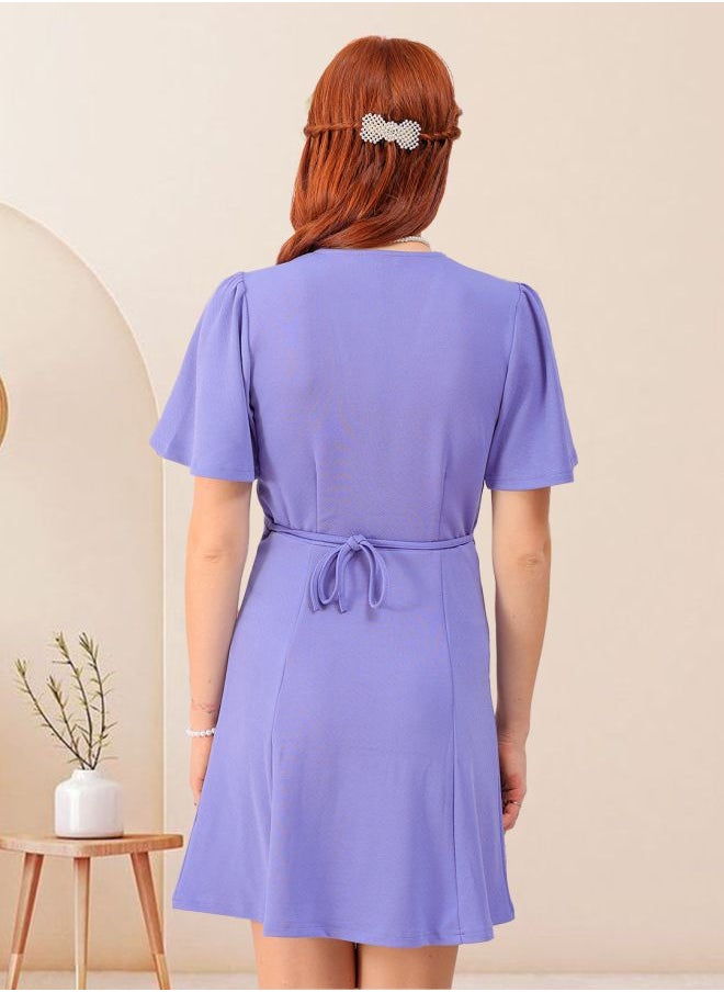 Women A-Line Casual Textured Shift Dress