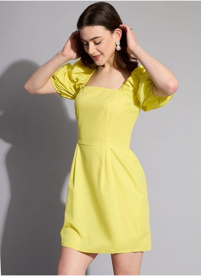 Women Regular Fit Casual Solid Shift Dress