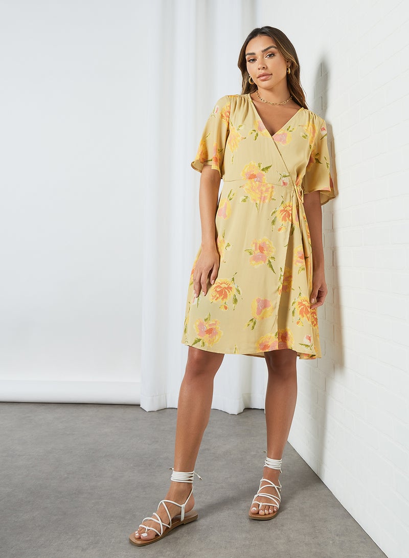 Tianna Floral Dress Hemp