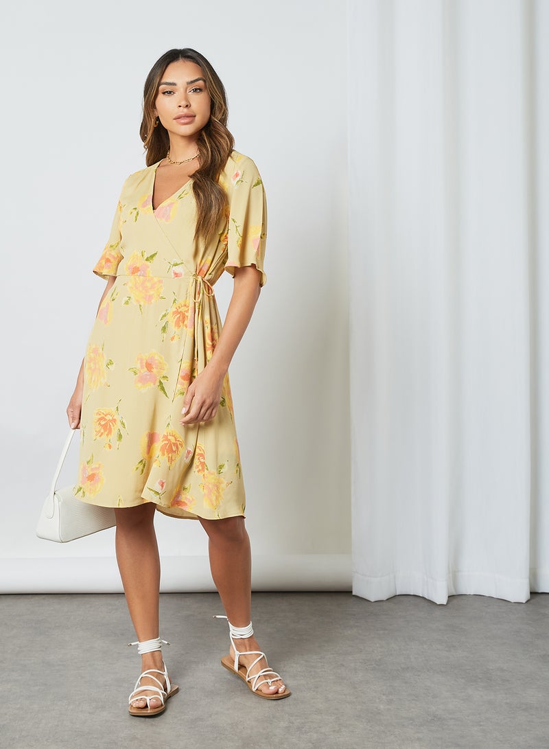 Tianna Floral Dress Hemp