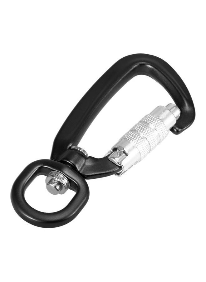 360-Degree Swivel Auto Locking Carabiner,Auto Locking Carabiner Heavy Duty Large Clip Climbing Carabiner Twist Lock Carabiners for Rock Climbing, Camping, Gym