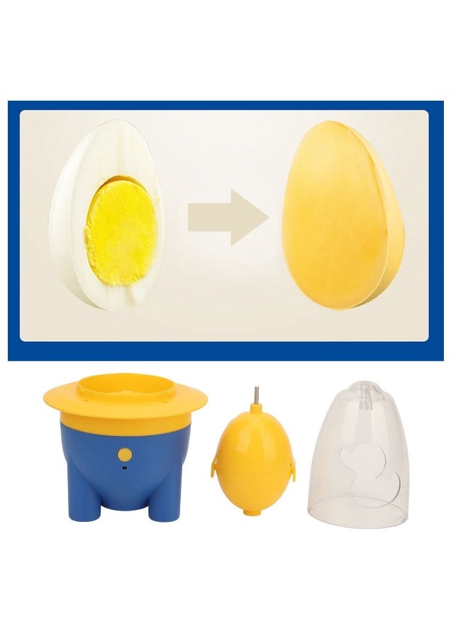 Electric Egg Spinner, Portable Egg Spinner Scrambler in Shell, Egg White and Yolk Spin Mixer Egg Scrambler for Making Hard Boiled Golden Eggs, With USB Charging, for Kitchen Cooking