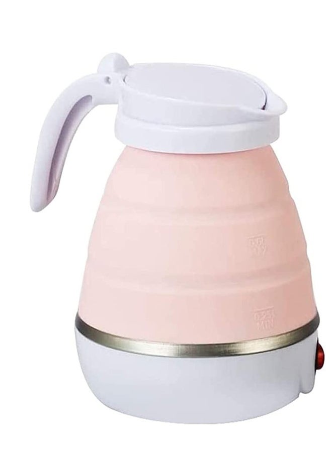 Foldable Portable Electric Kettle Mini Travel Winter Outdoor Portable Kettle with Separable Power Food Grade Silicone Household Kettle Heating Convenient Safe Quick Multipurpose Utility Tool