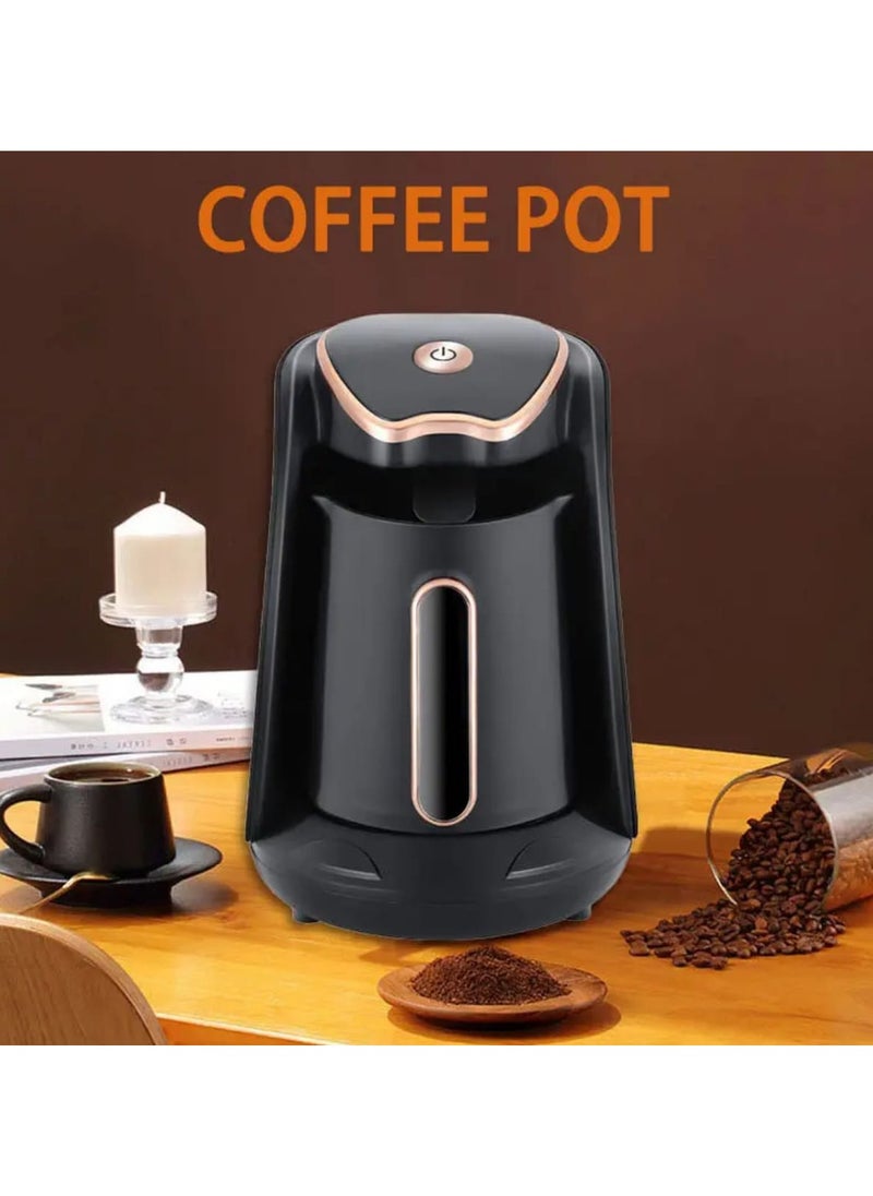 RAF  Household Automatic Arabic Greek Coffee Pot Double Cup Electric Turkish Coffee Maker (500 ml)