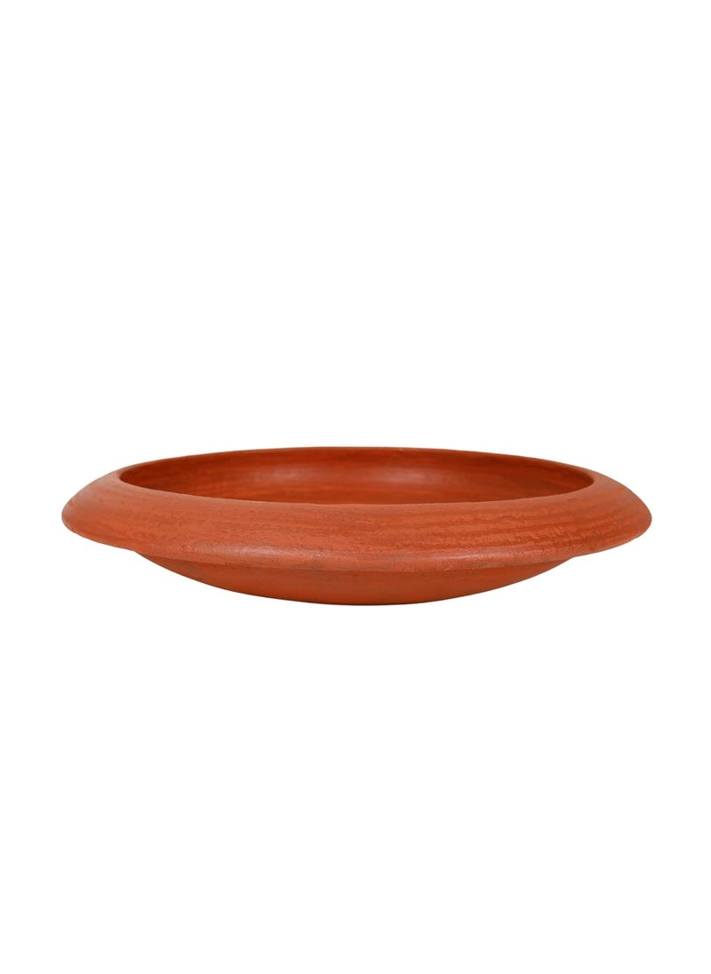 4U Crafts Clay Tawa with Lid Red