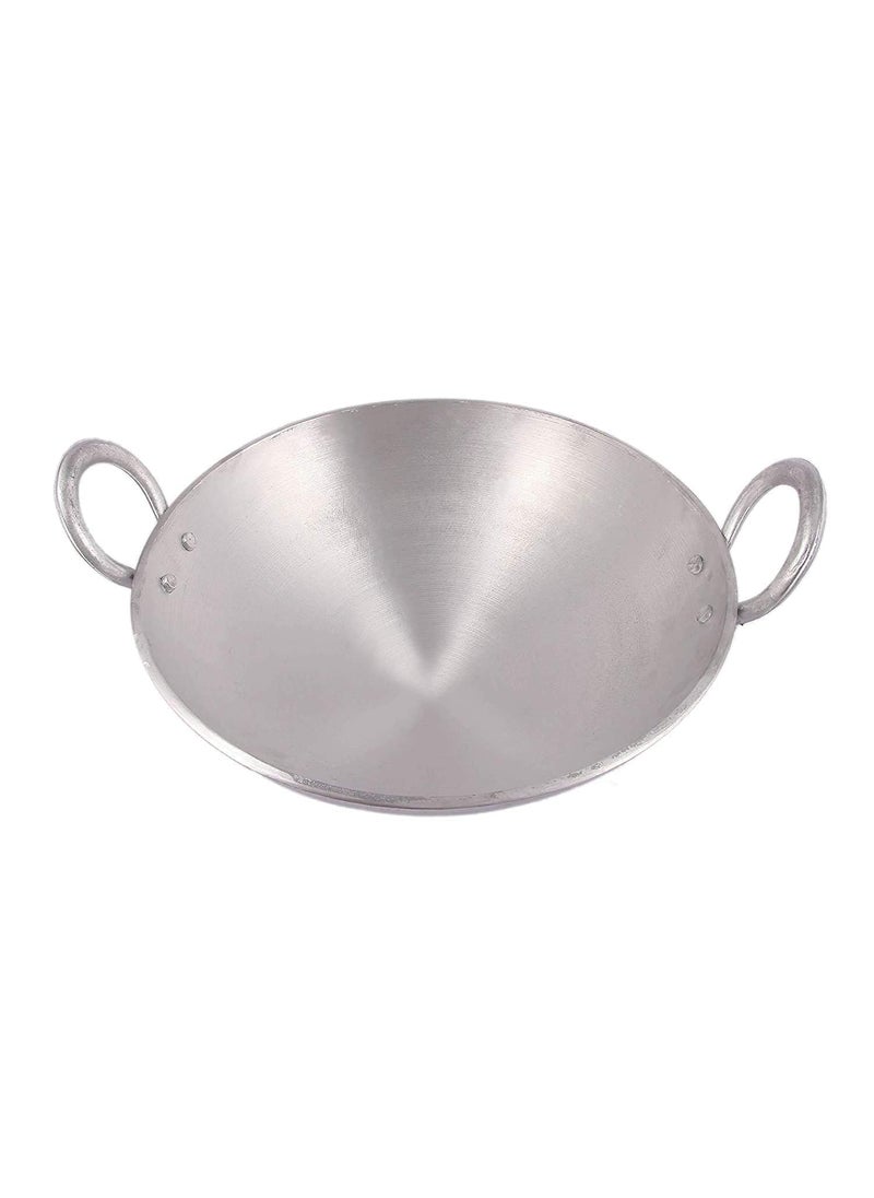 SHIFA CRAFT Aluminium kadhai Premium Range of Aluminum Kadhai Deep Kadai Non Induction Kadai Non Stick Kadai Deep Cooking 4 Litter